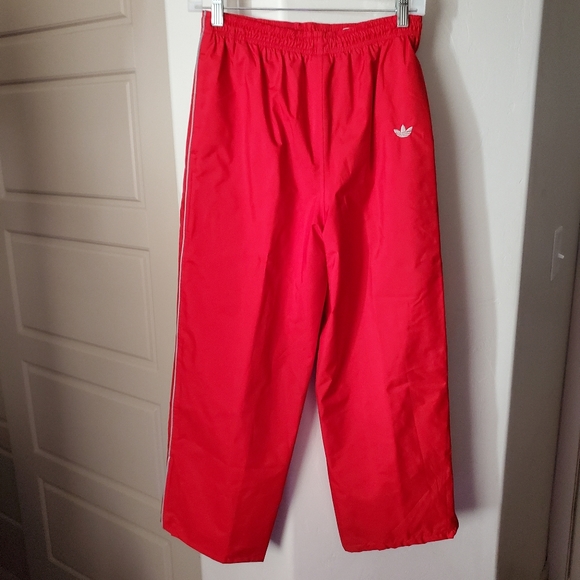 Adidas 80's Vintage Red 2PC Hooded Jacket & Joggers Tracksuit - Picture 11 of 16